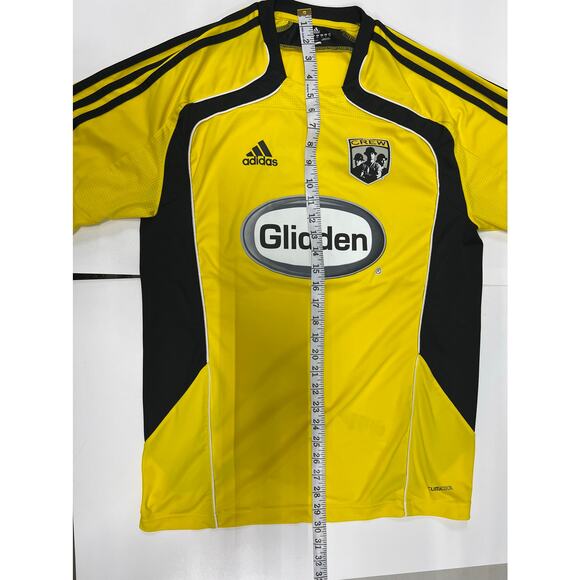 Vintage 2009 Columbus Crew MLS Glidden Adidas Soccer Jersey Mens Medium - Picture 13 of 16